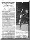 Fourth seed MacDougall makes quick work of opening matches ~ (Cape Breton Post, July 15, 2003) 