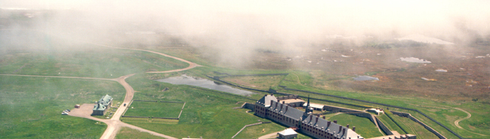Aerial view of the Fortress of Louisbourg � Parks Canada / Parcs Canada
