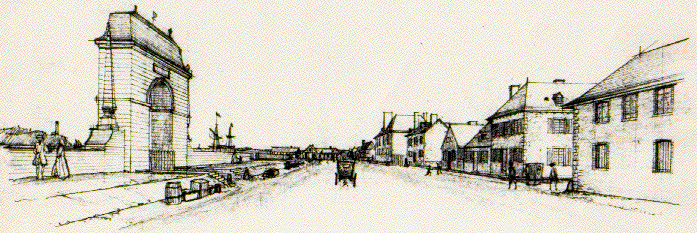 Street Scenes by Speelman / Impressions artistiques de Louisbourg par Speelman � Parks Canada / Parcs Canada